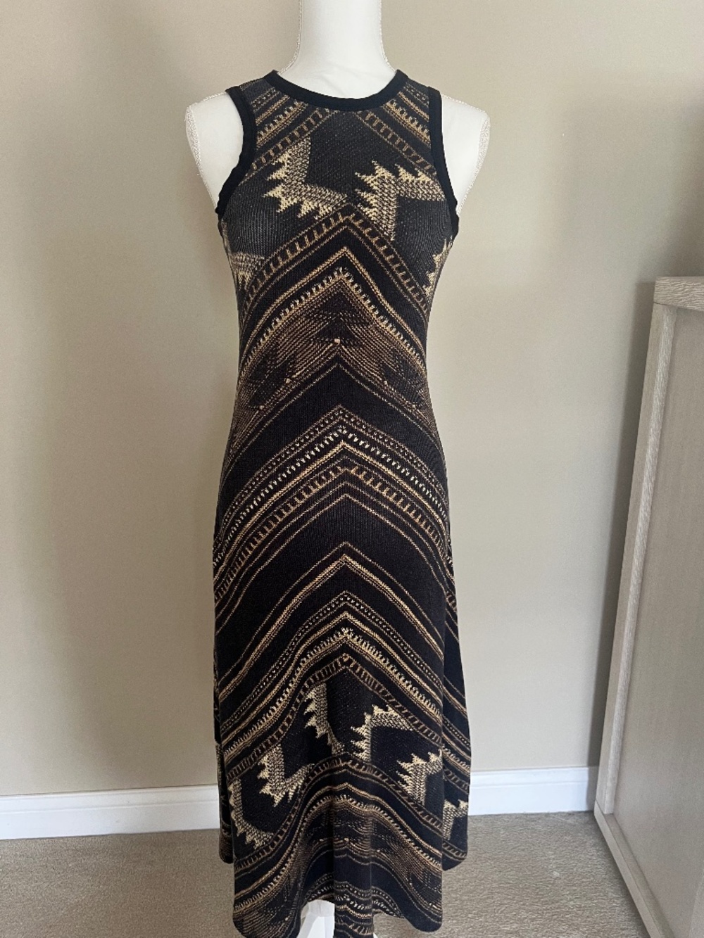 Polo Ralph Lauren Henley Maxi Dress XS SouthWestern Whimsigoth Boho
